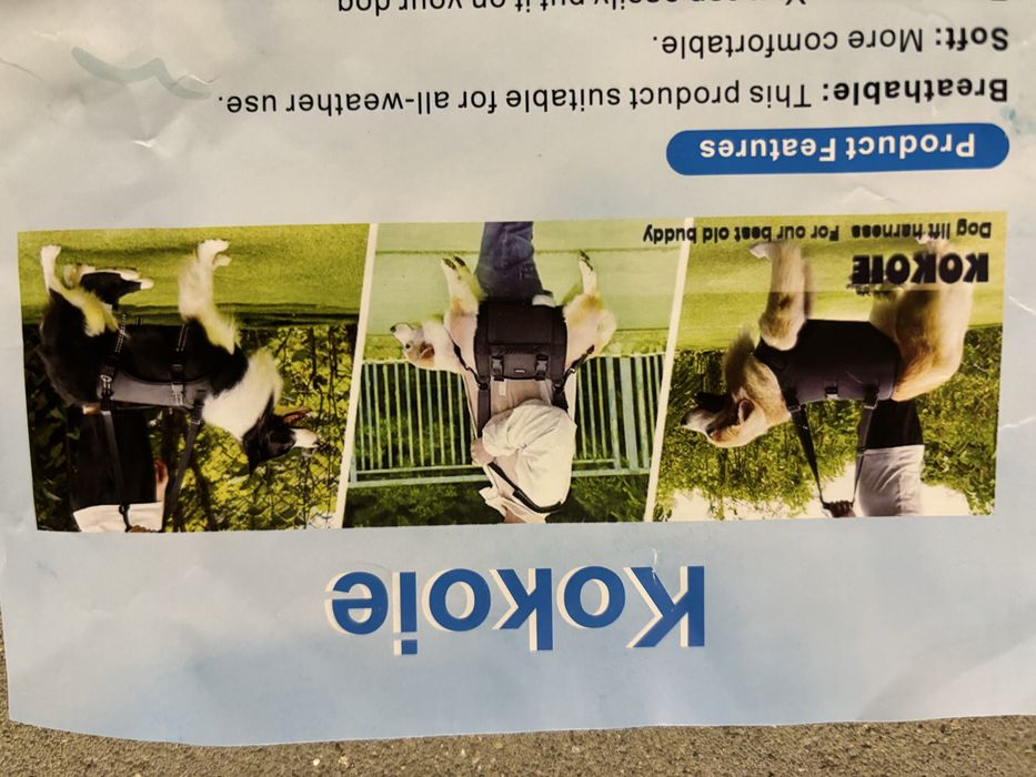 Szelki do podnoszenia ,rechabilitacji psa .!