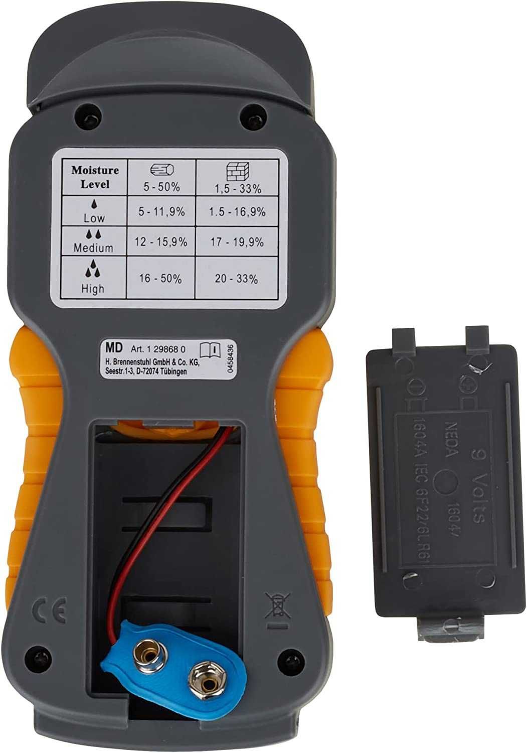 Detector Humidade Brennenstuhl / Pilha 9V (NOVO)