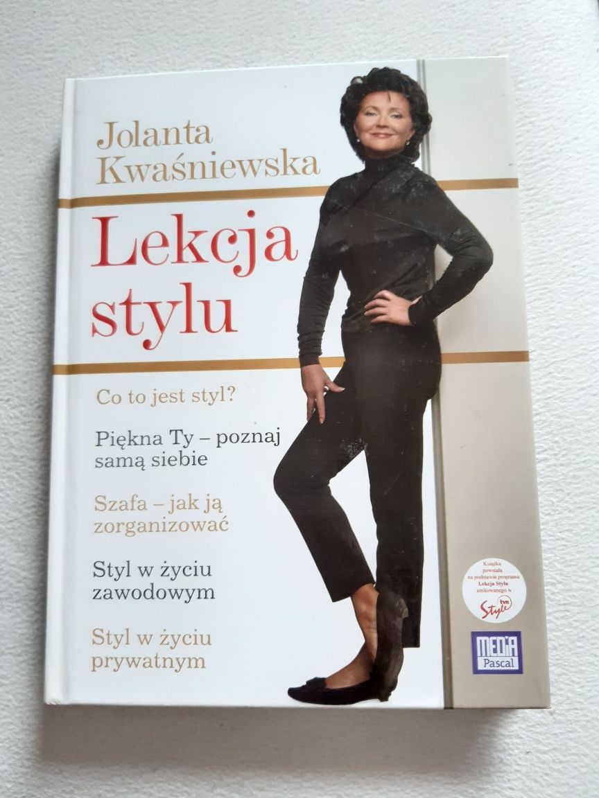 książka Lekcja Stylu J. Kwaśniewska