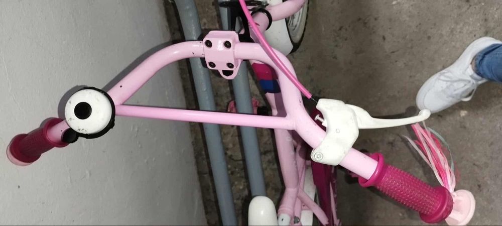 Rower dziecięcy 16 różowy