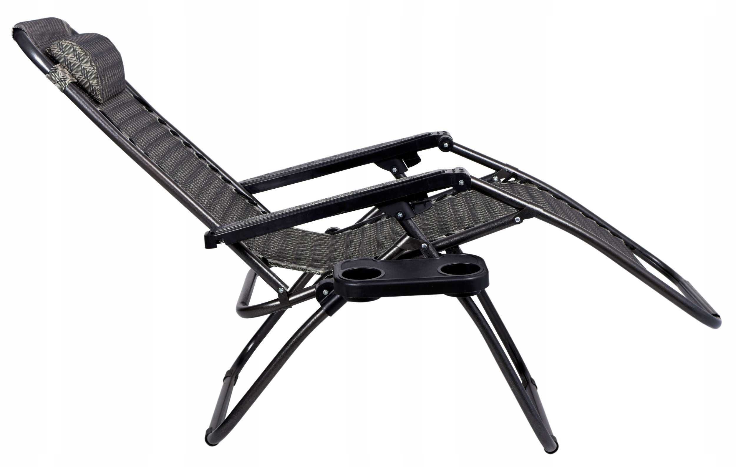 Крісло-шезлонг нульова гравітація до 120 кг XXL