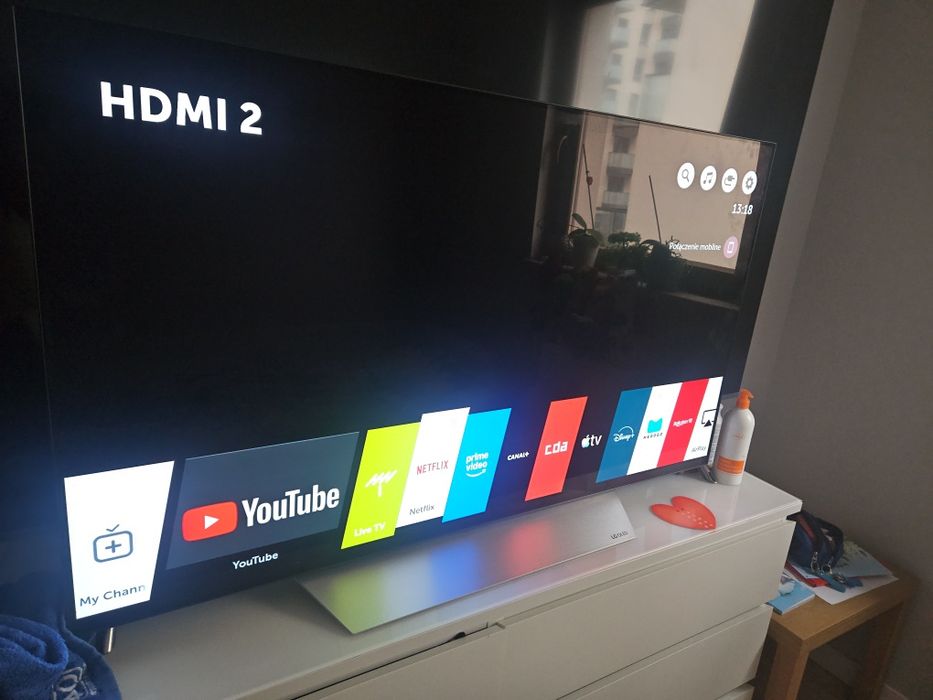 Telewizor 55'' ultra slim 3D/SmartTV/FullHD/600Hz/USB/WiFi/