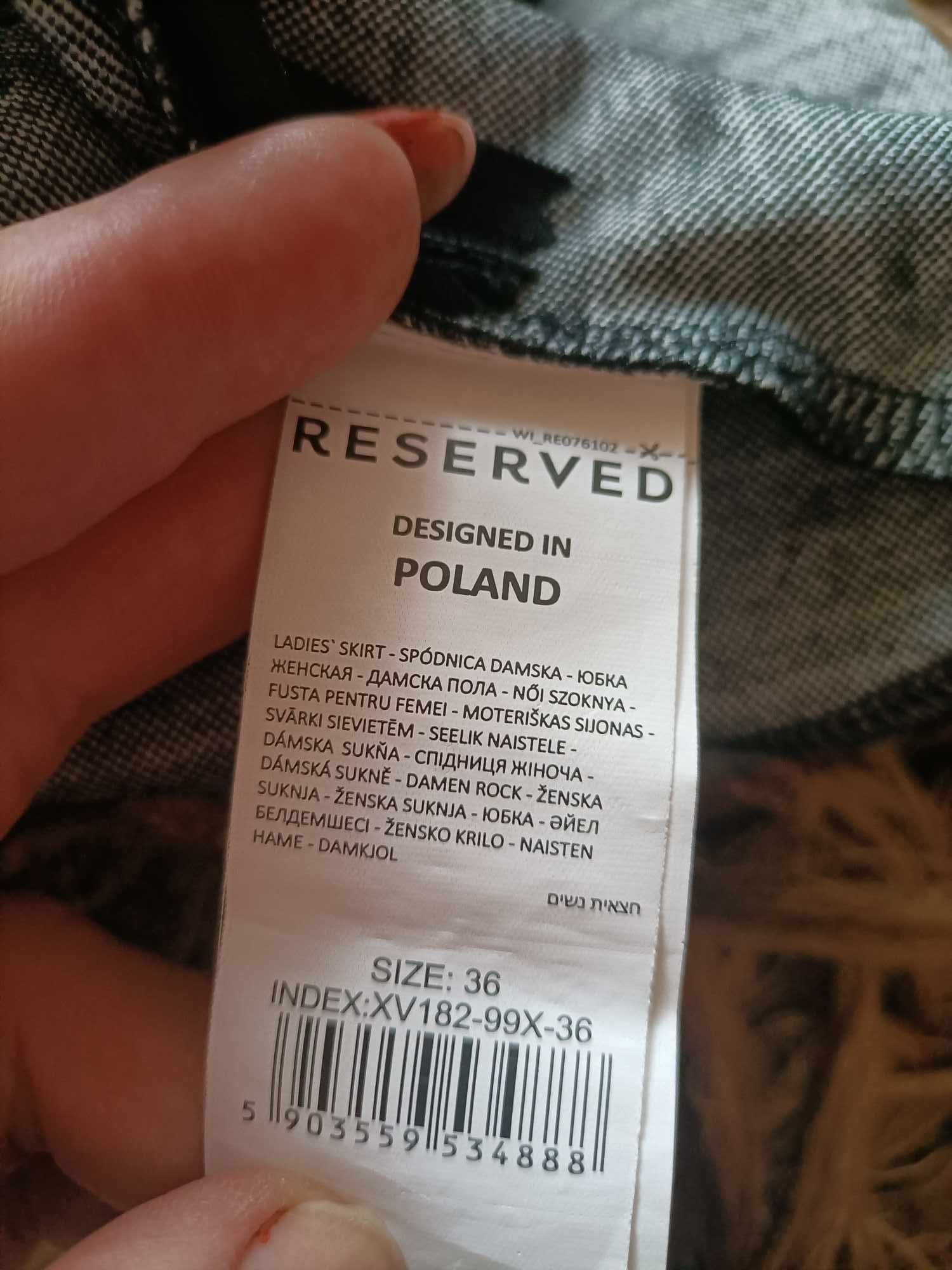 Spódnica asymetryczna na zakładkę Reserved roz.36-38