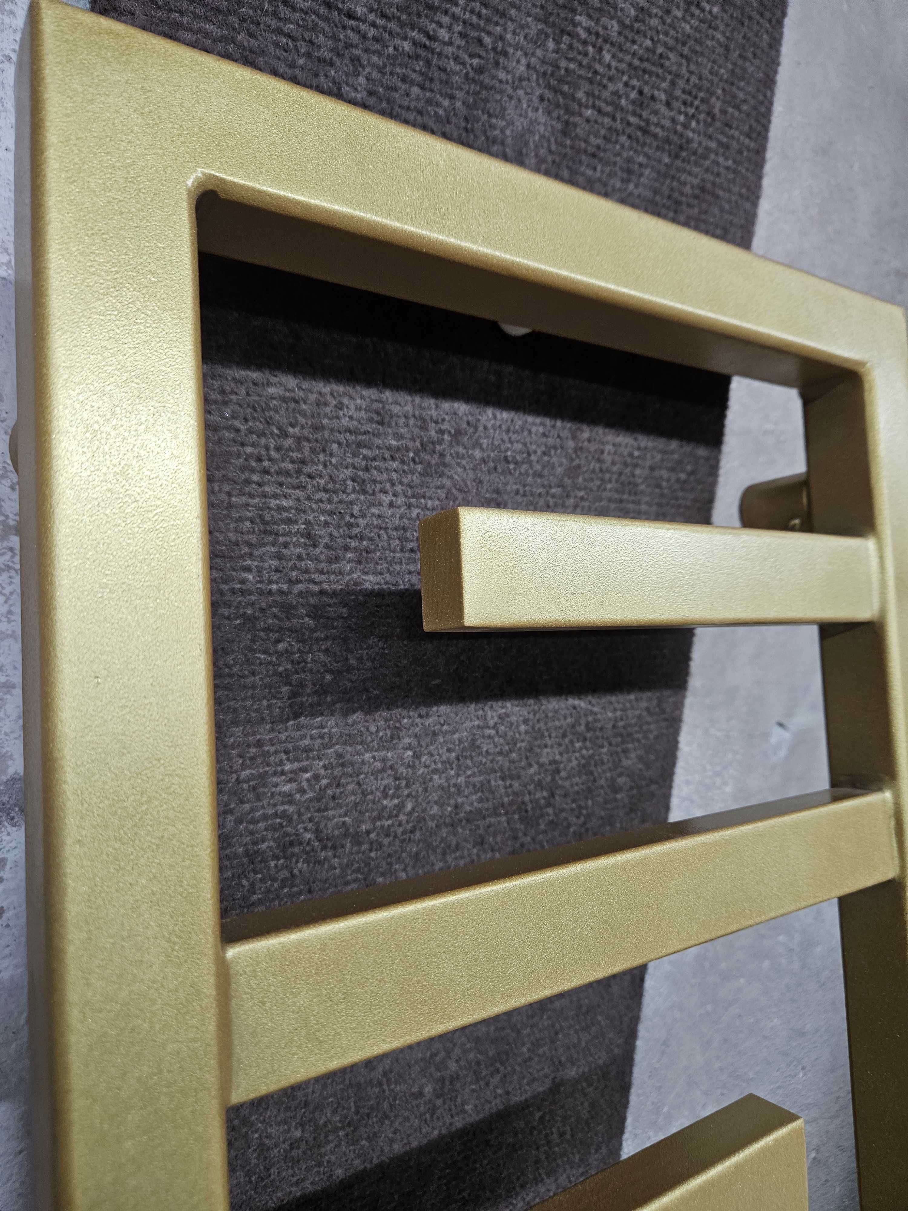 Złoty grzejnik łazienkowy 93x35cm lub 53 cm, elegancki, nowy