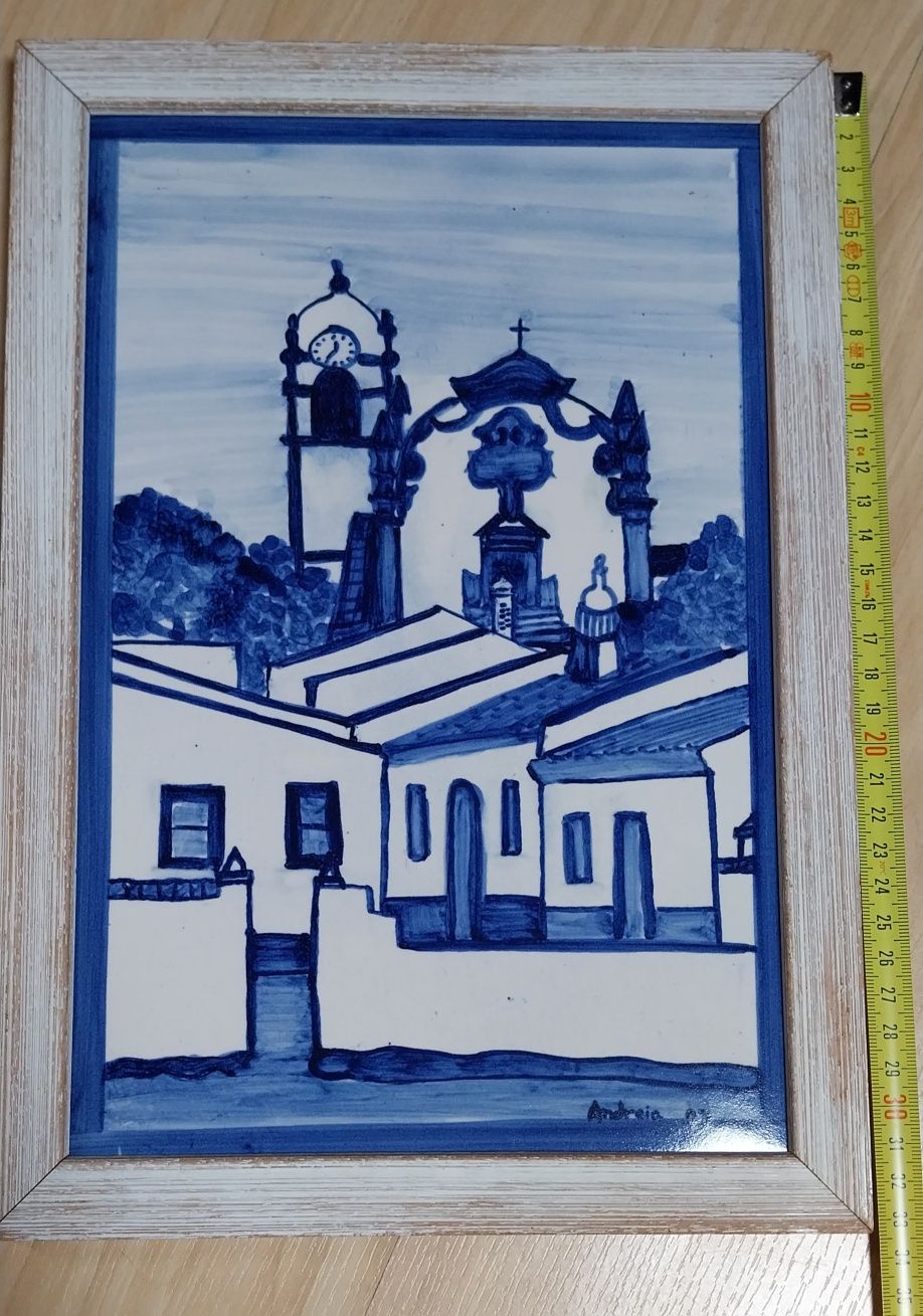 Azulejo do Algarve pintado à mão