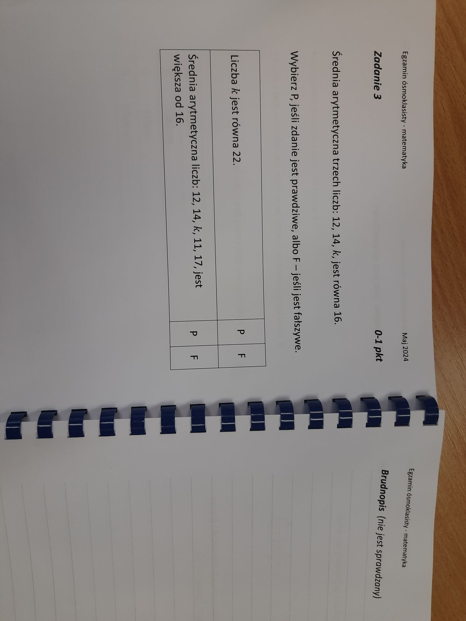 Egzamin ósmoklasisty E8 2024  matematyka  rozwiązania