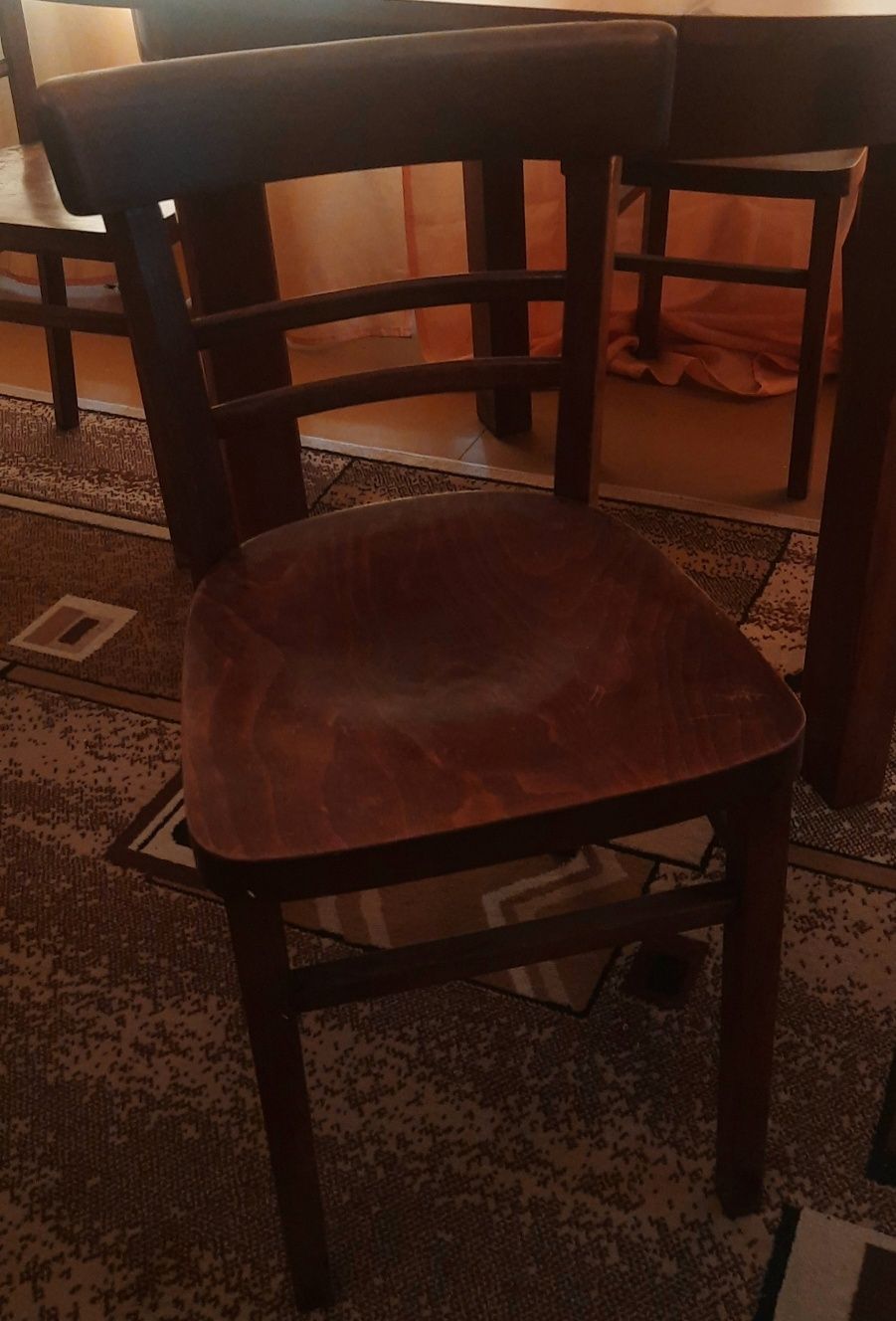 Okazja. Duży stół rozkładany + 4 krzesła. Antyk. SPS Żyrardów.