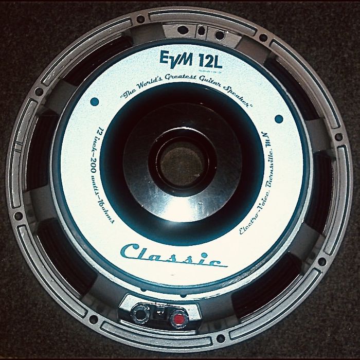 Colunas Celestion Alnico Gold, Blue e EV EVM 12L