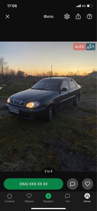 Продам daewoo sens