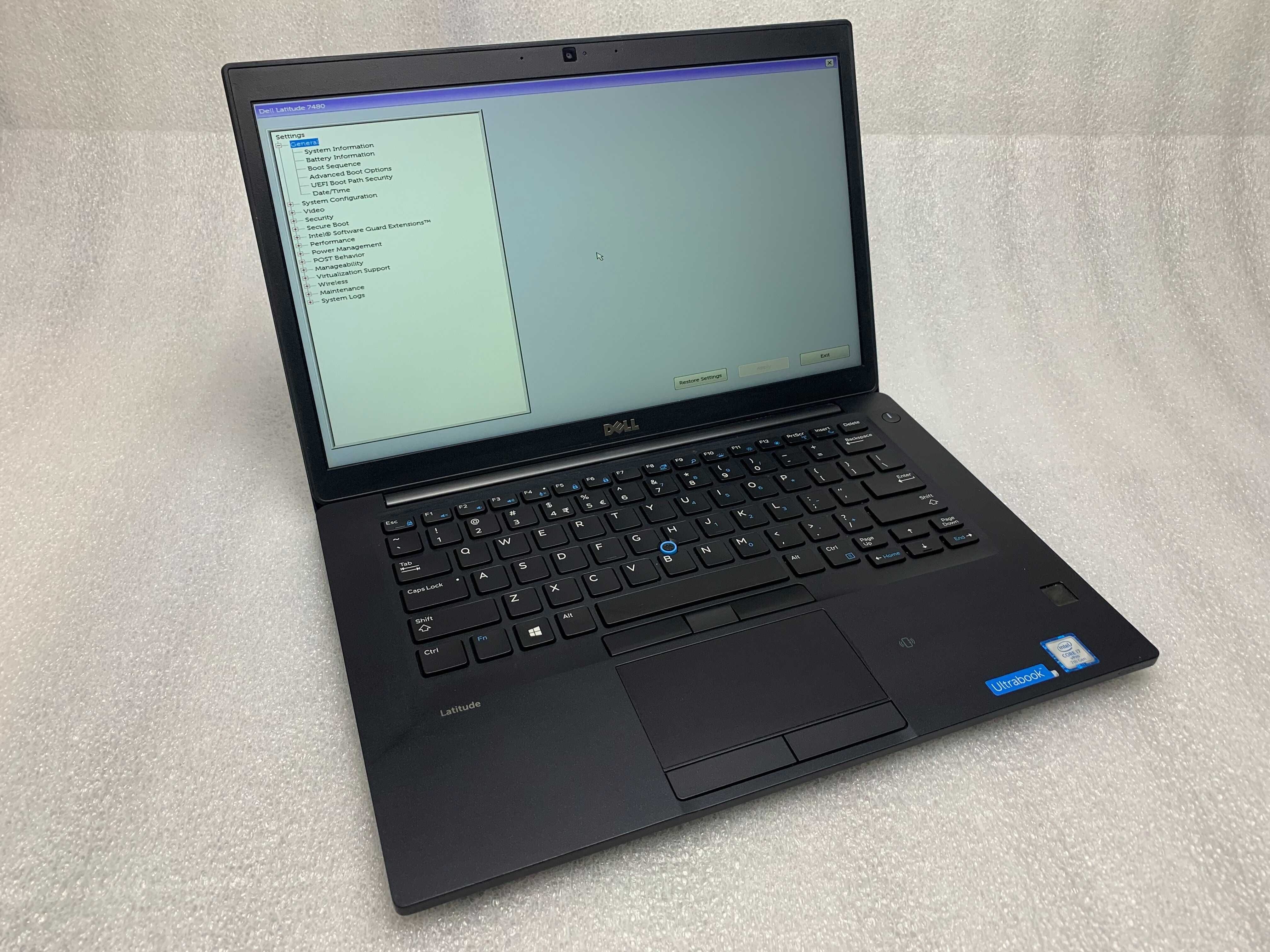 Ноутбук DELL latitude 7480 14" i7-7600 / 8GB RAM / 256GB SSD