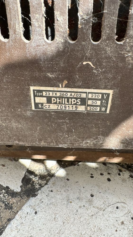 Tv philips vintage