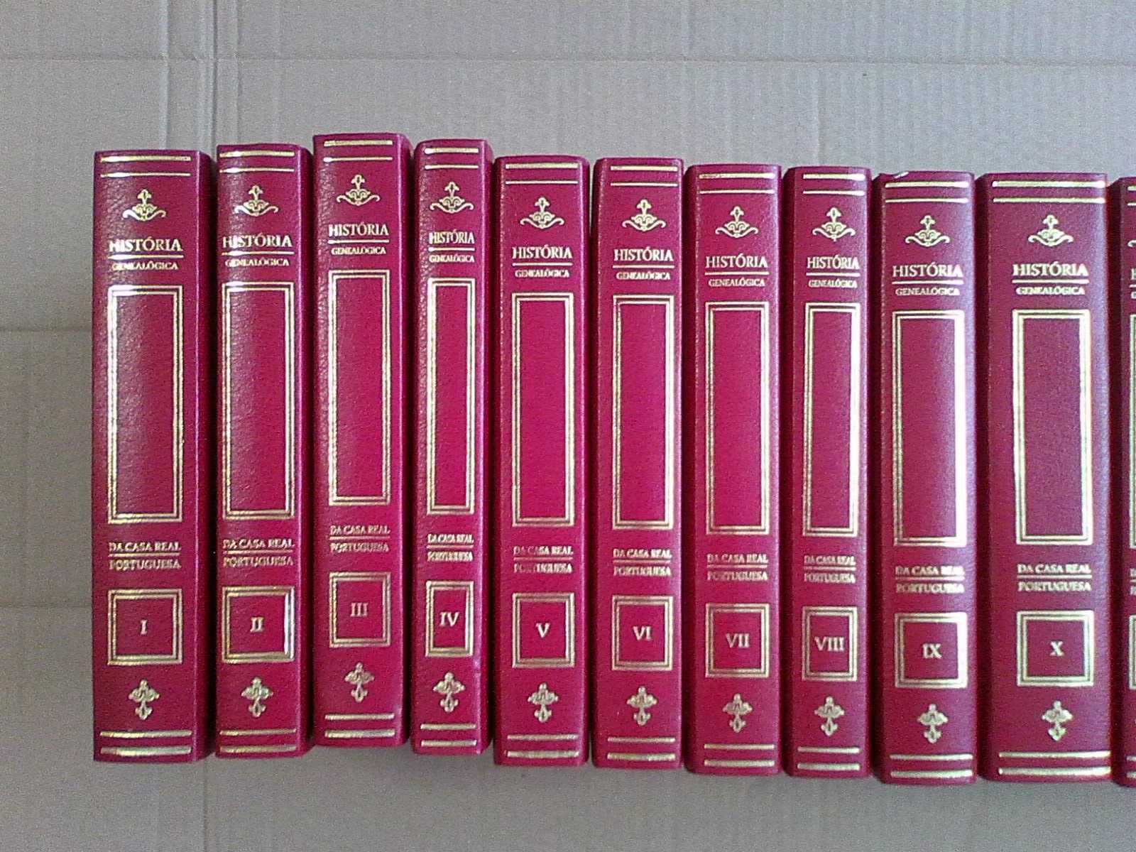 História Genealógica da Casa Real Portuguesa - 15 volumes