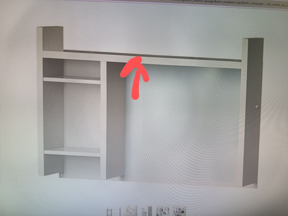nadstawka do biurka IKEA micke