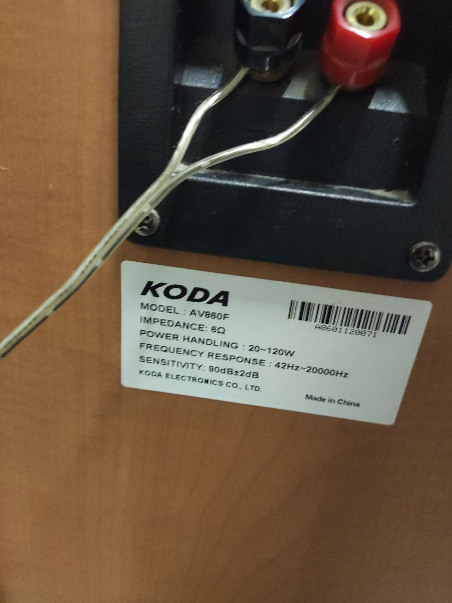 Zestaw głośników KODA AV860C