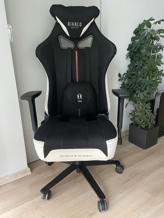 Materiałowy fotel gamingowy Diablo C-Player Normal Size