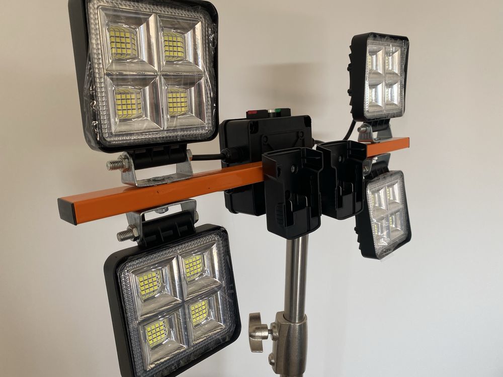 Lampa LED Milwaukee M18 2x akumulator, 28.800 lumen