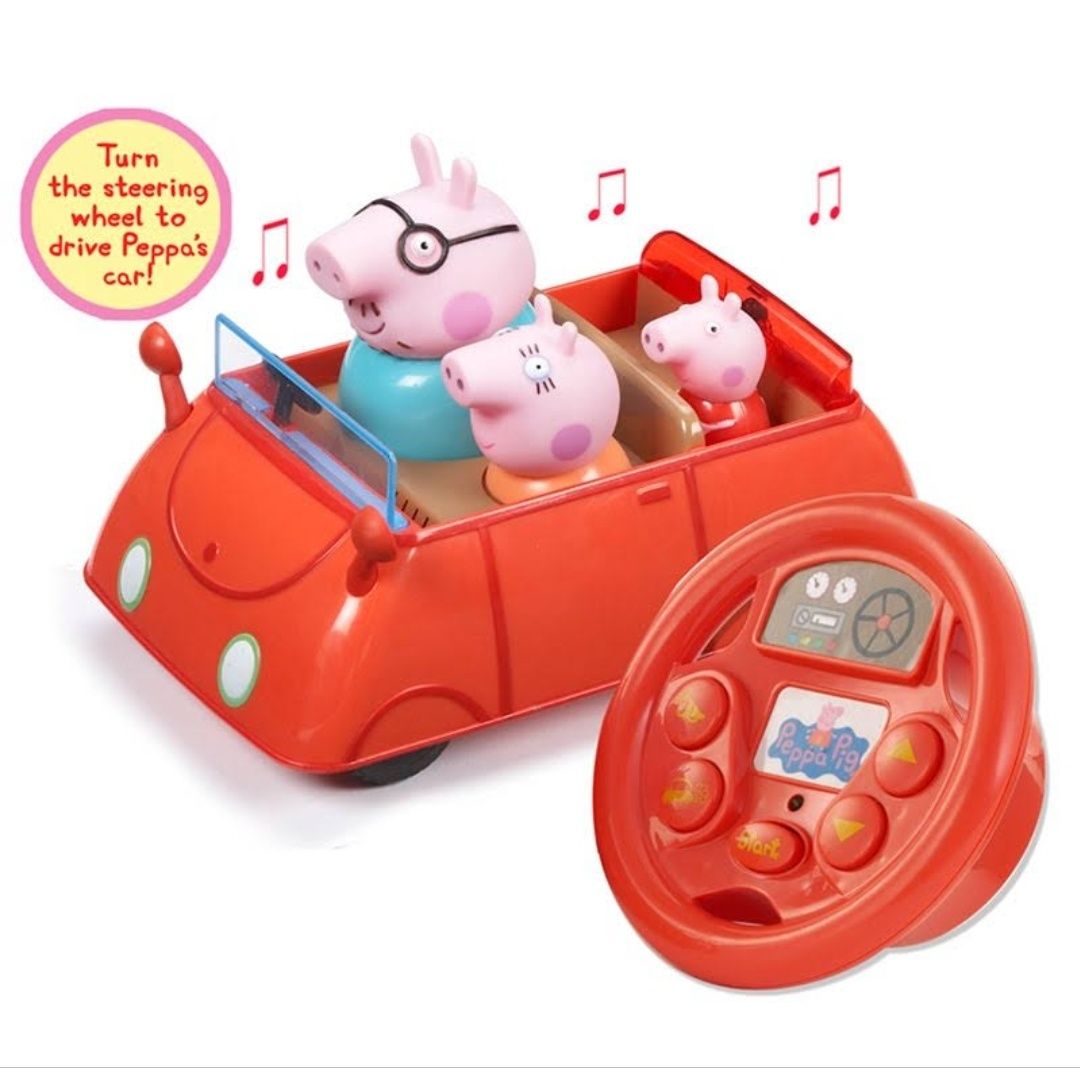 Музична машина на радіокеруванні свинка Пеппа Peppa Pig Drive & Steer