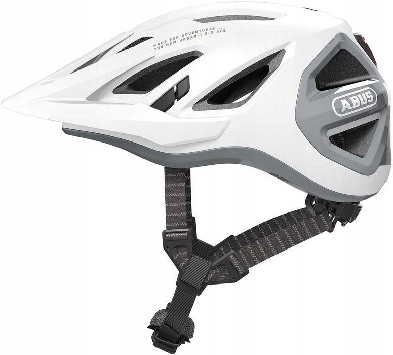 Kask Rowerowy ABUS Urban-I 3.0 Ace L 56-61 cm Polar White