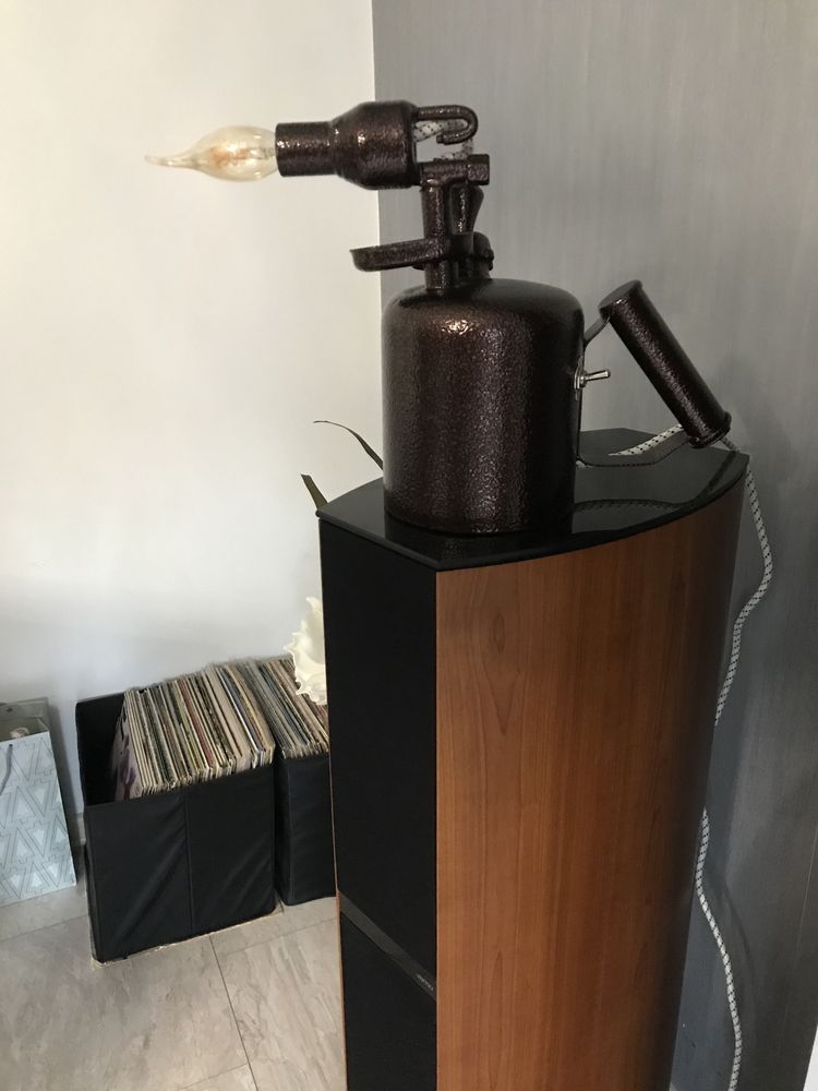 Lampka ze starej lutlampy zamiana na vinyle