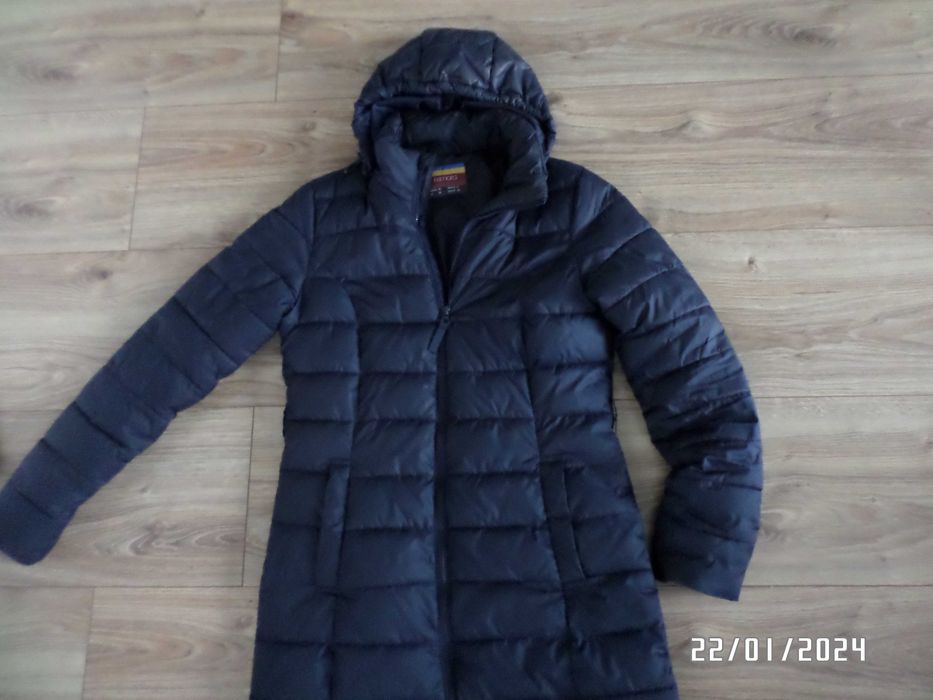 pikowany płaszcz damski -rozmiar-S/M-38-esmara