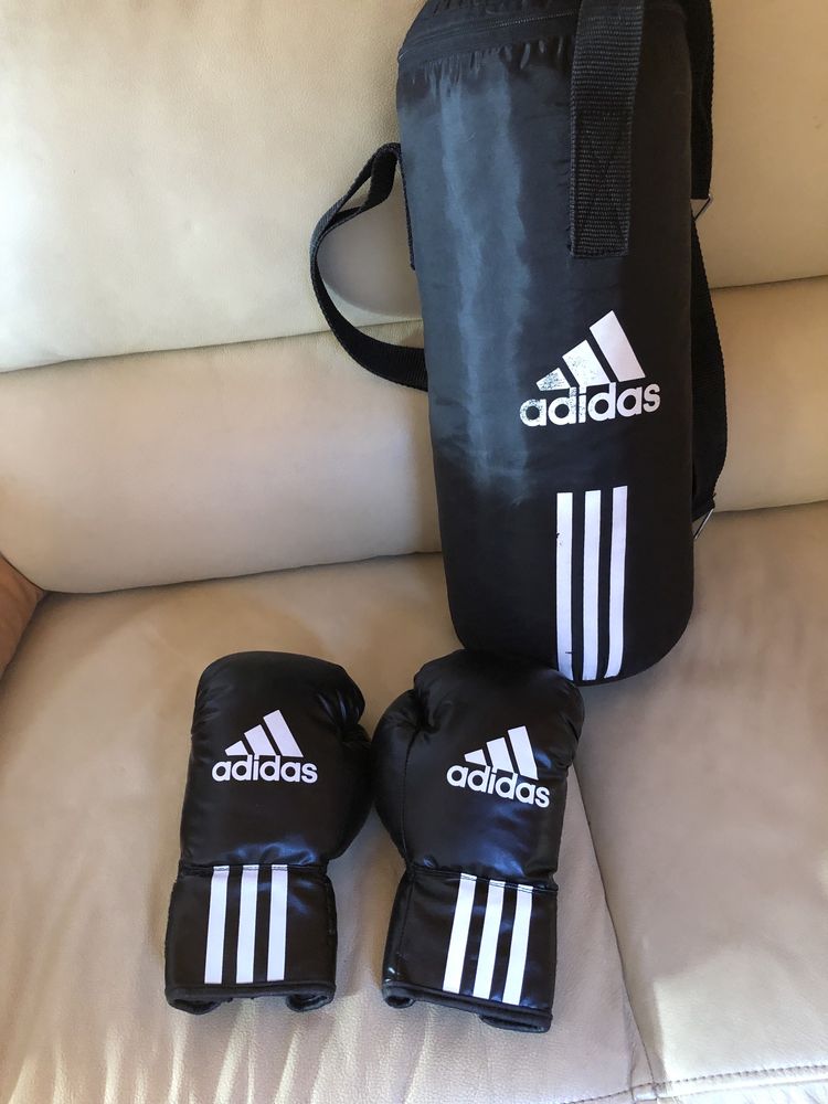 Worek bokserki plus rękawice zestaw adidas dla dzieci