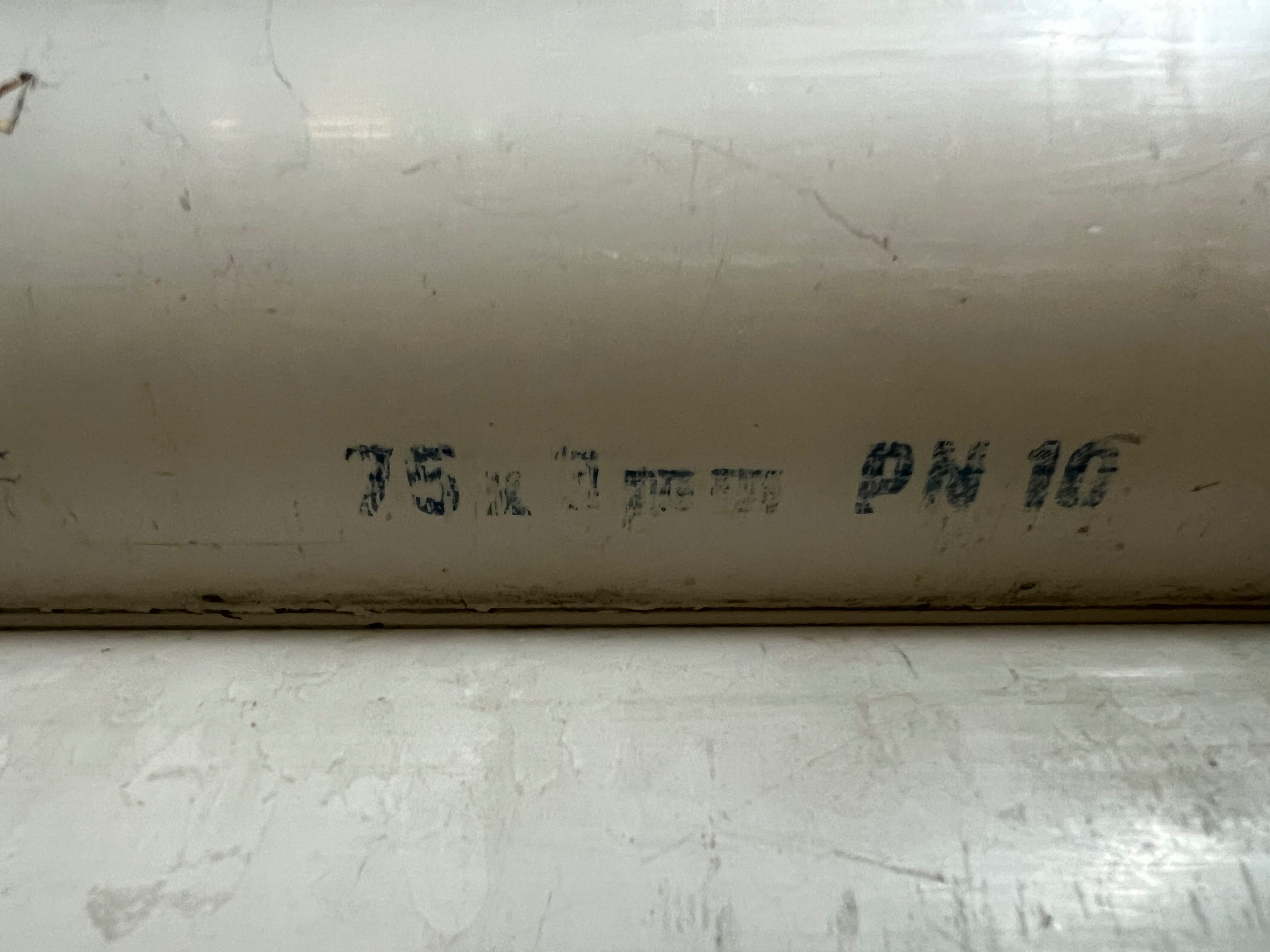 Rura PVDF 75x3 5m