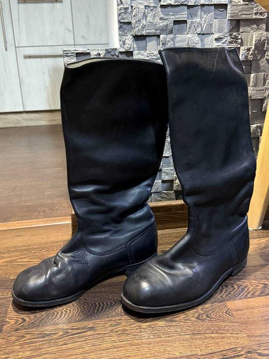 Zabytkowe radzieckie rosyjskie buty skórzane Armii Czerwonej RKKA 42