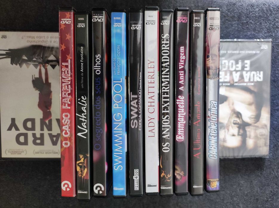 Coleção de 85 DVD's originais selados.