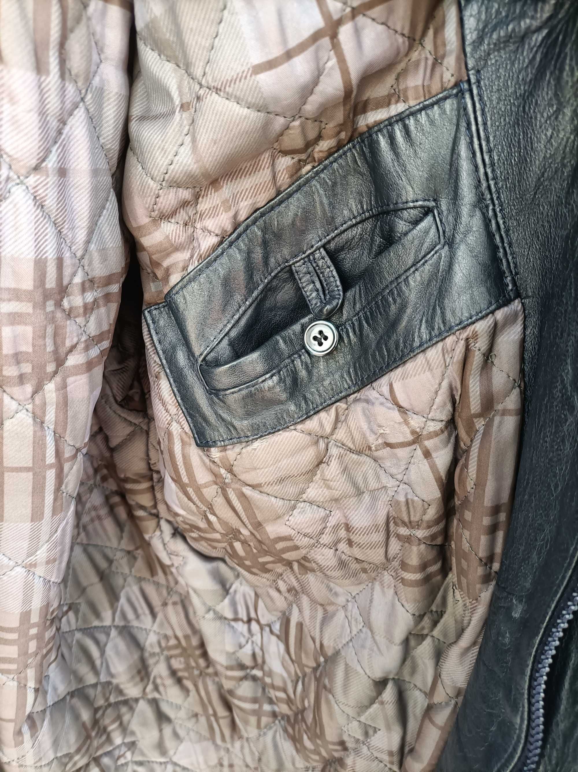 Parka em pele usada