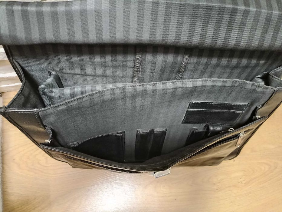 Teczka skórzana torba aktówka