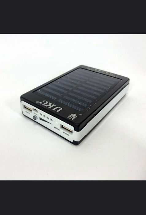 Powerbank 5000Mah сонячна батарея + ліхтарик.