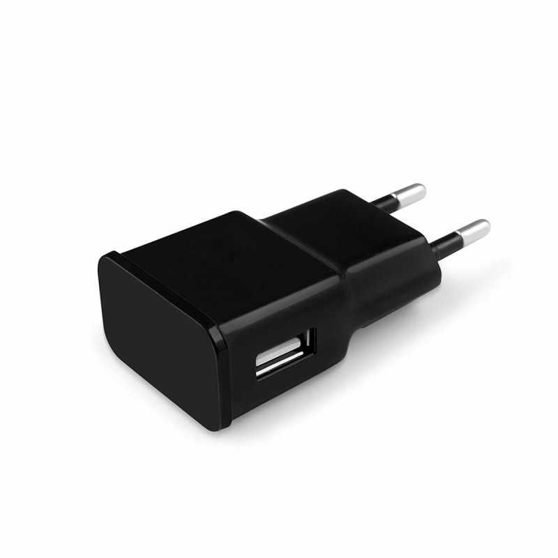 Ładowarka sieciowa USB + kabel Micro 1A czarny