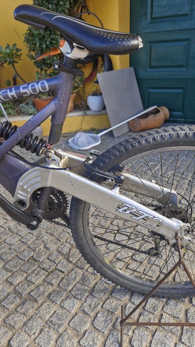 Bike travel downhill