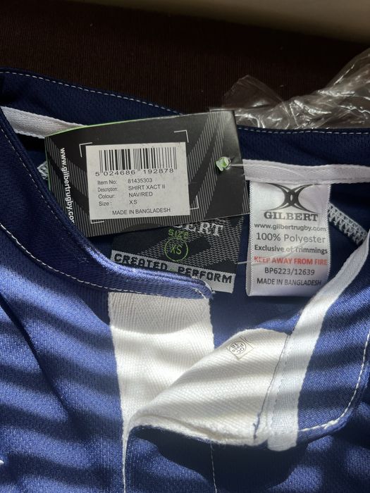 Koszulka dopasowana  XACT dwukolorowa GILBERT sportowa do pilki granie