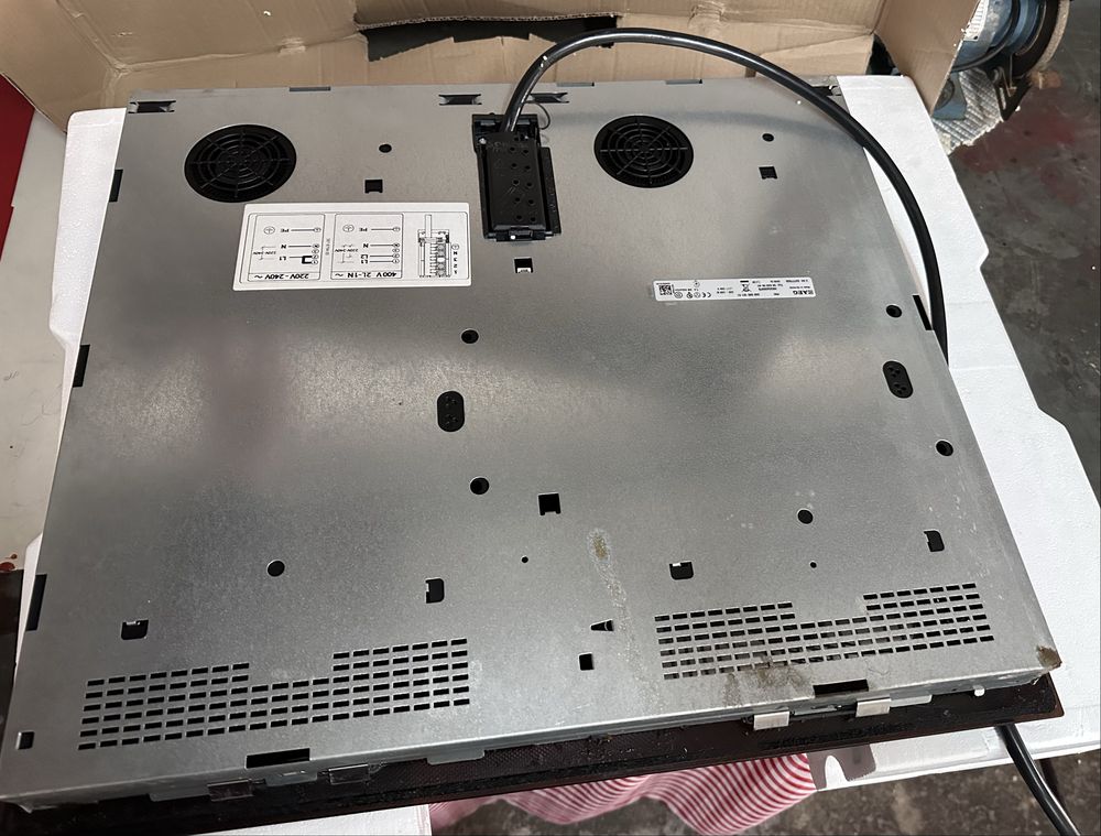 Conjunto placa indução + forno electrico AEG (ver descricao completa)