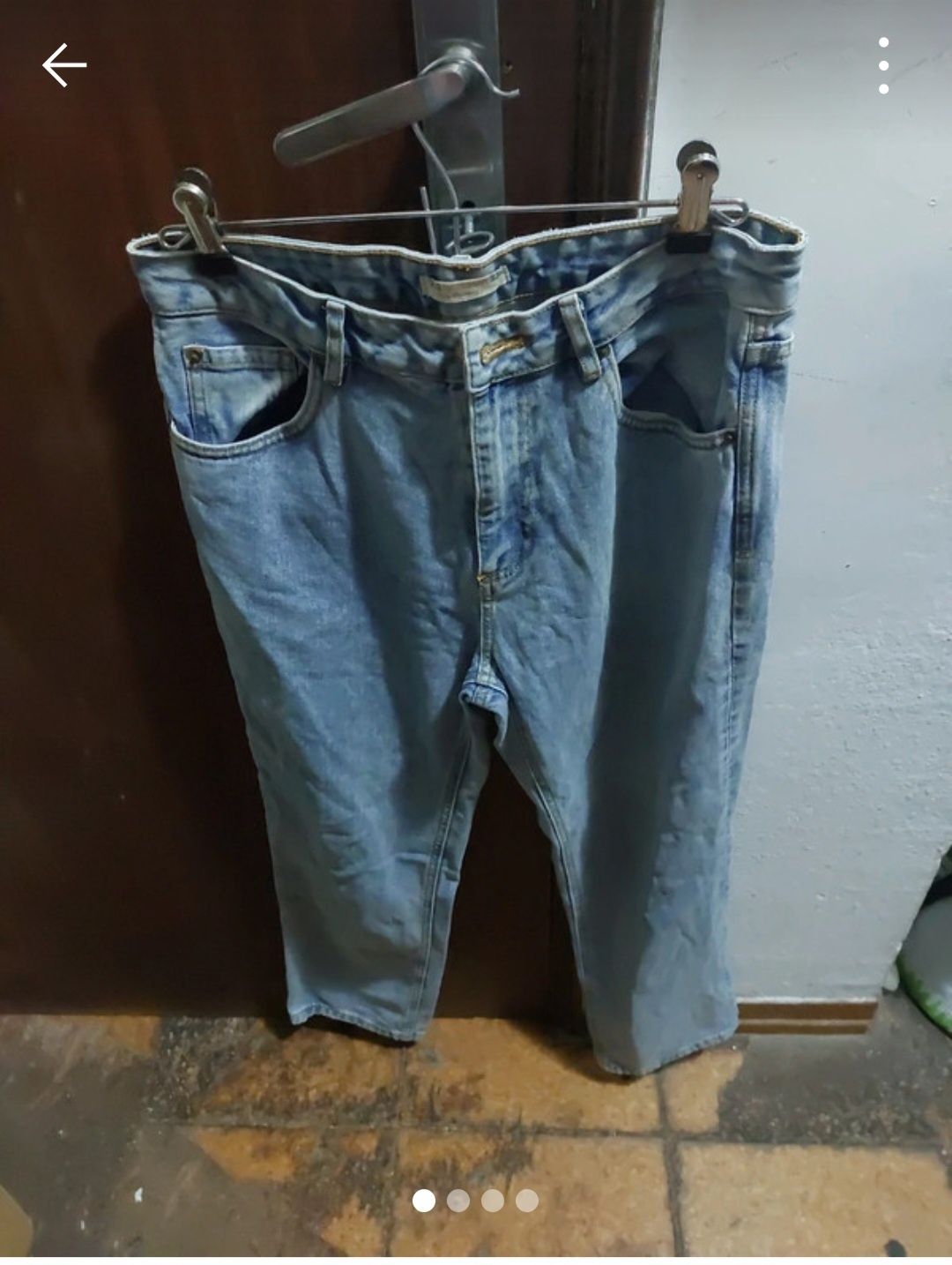 Calças de ganga rasgadas tamanho 36 da Pull&Bear