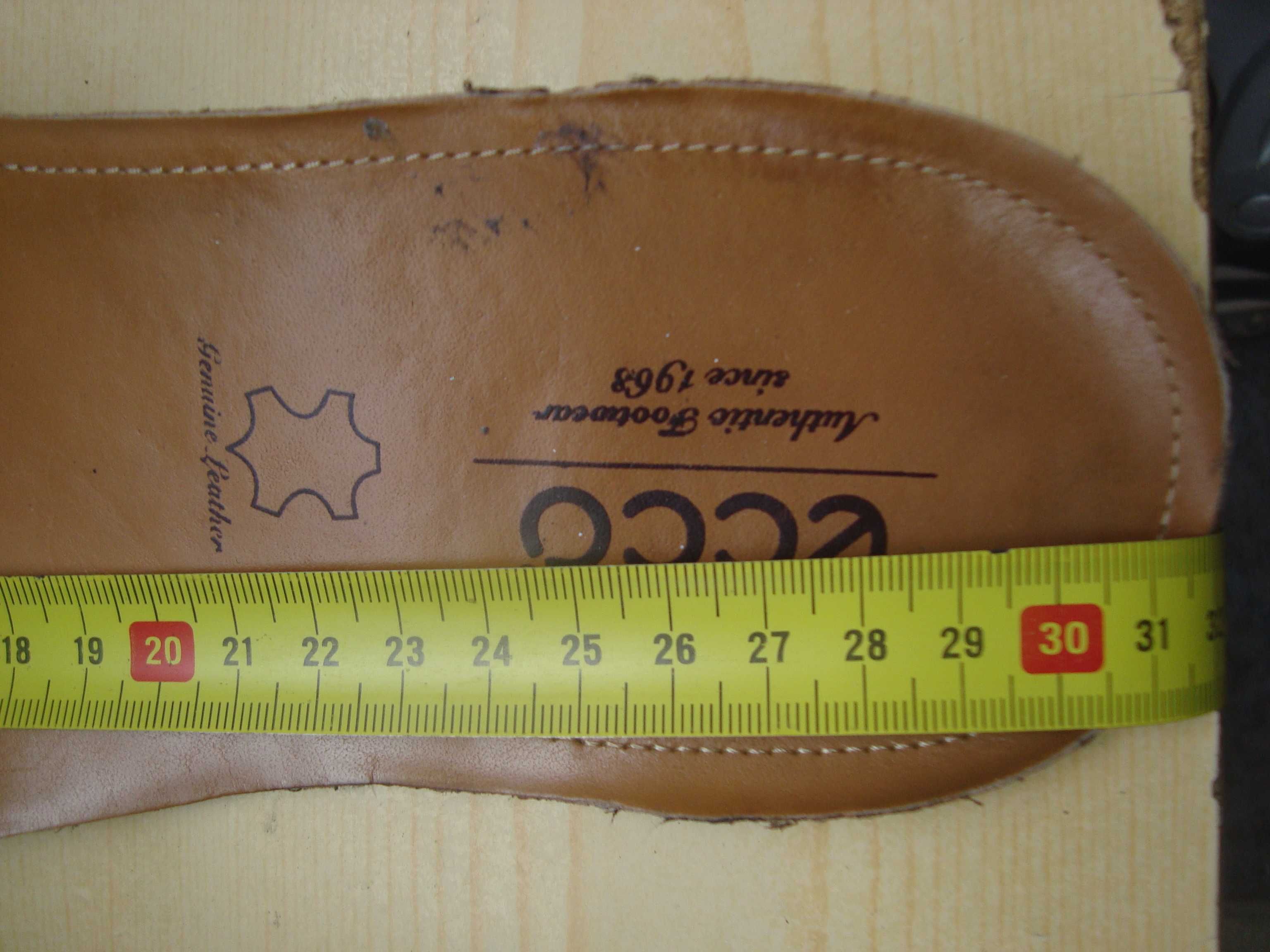 buty skórzane męskie Ecoo roz 46- 31 cm Super