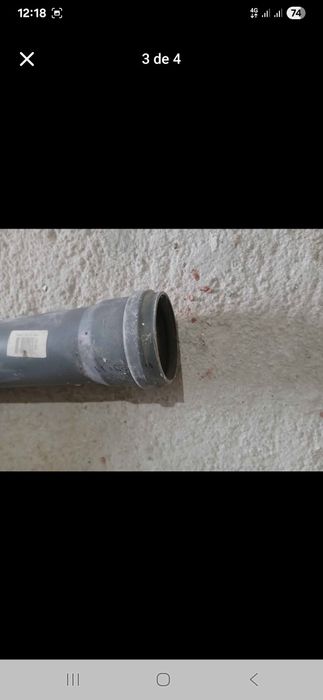 Tubos PVC, 3 metros_ 75 mm