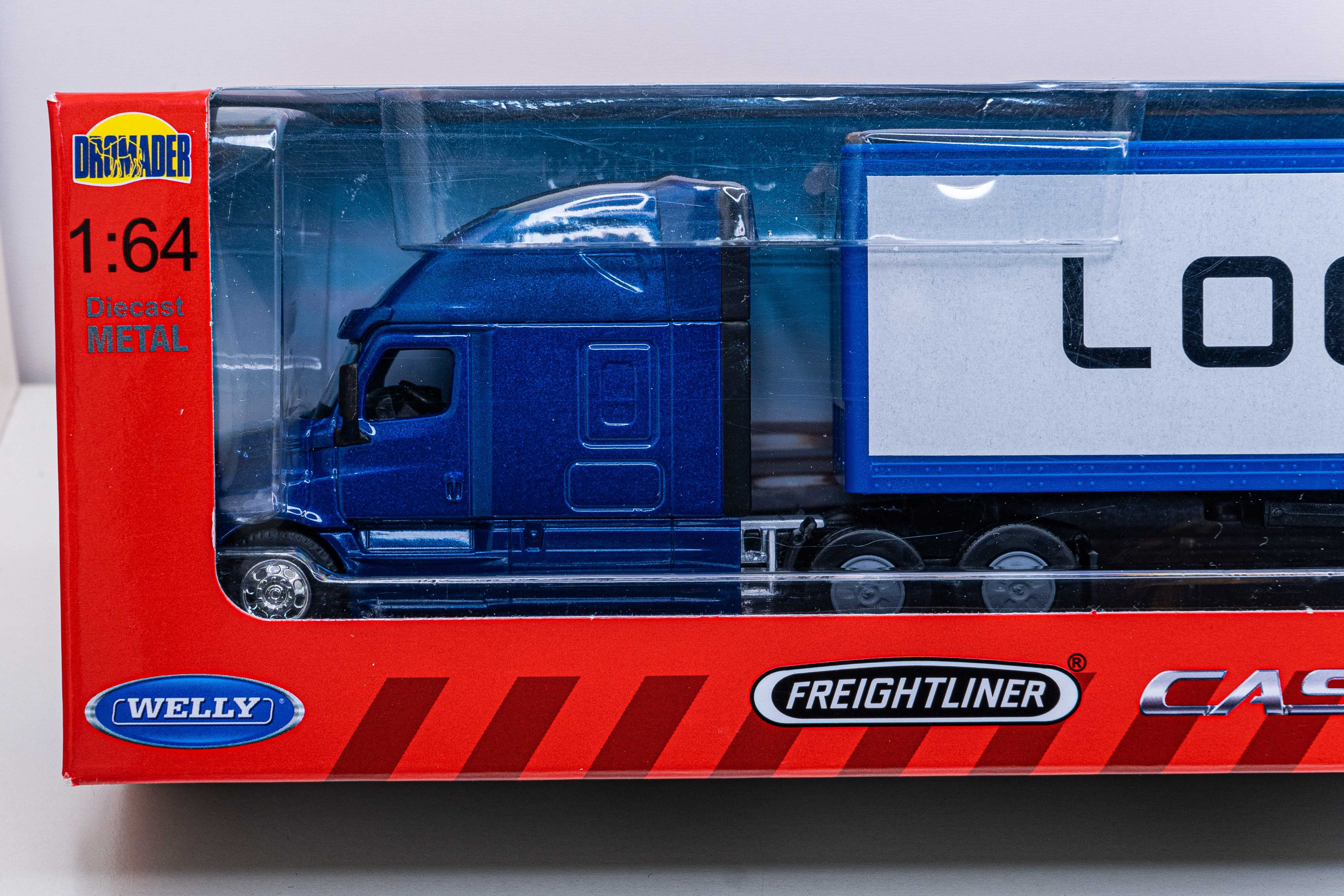 Model ciężarówki 1:64 Freightliner Cascadia 126 AeroSleeper Welly NOWY