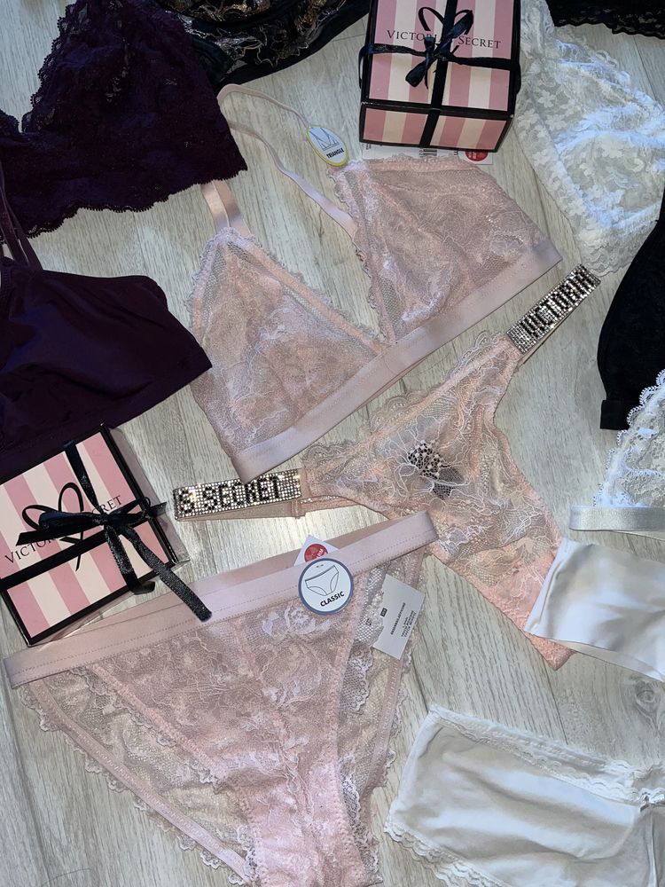 Бюст лиф бра виктория сикрет victorias secret біле бра H&m