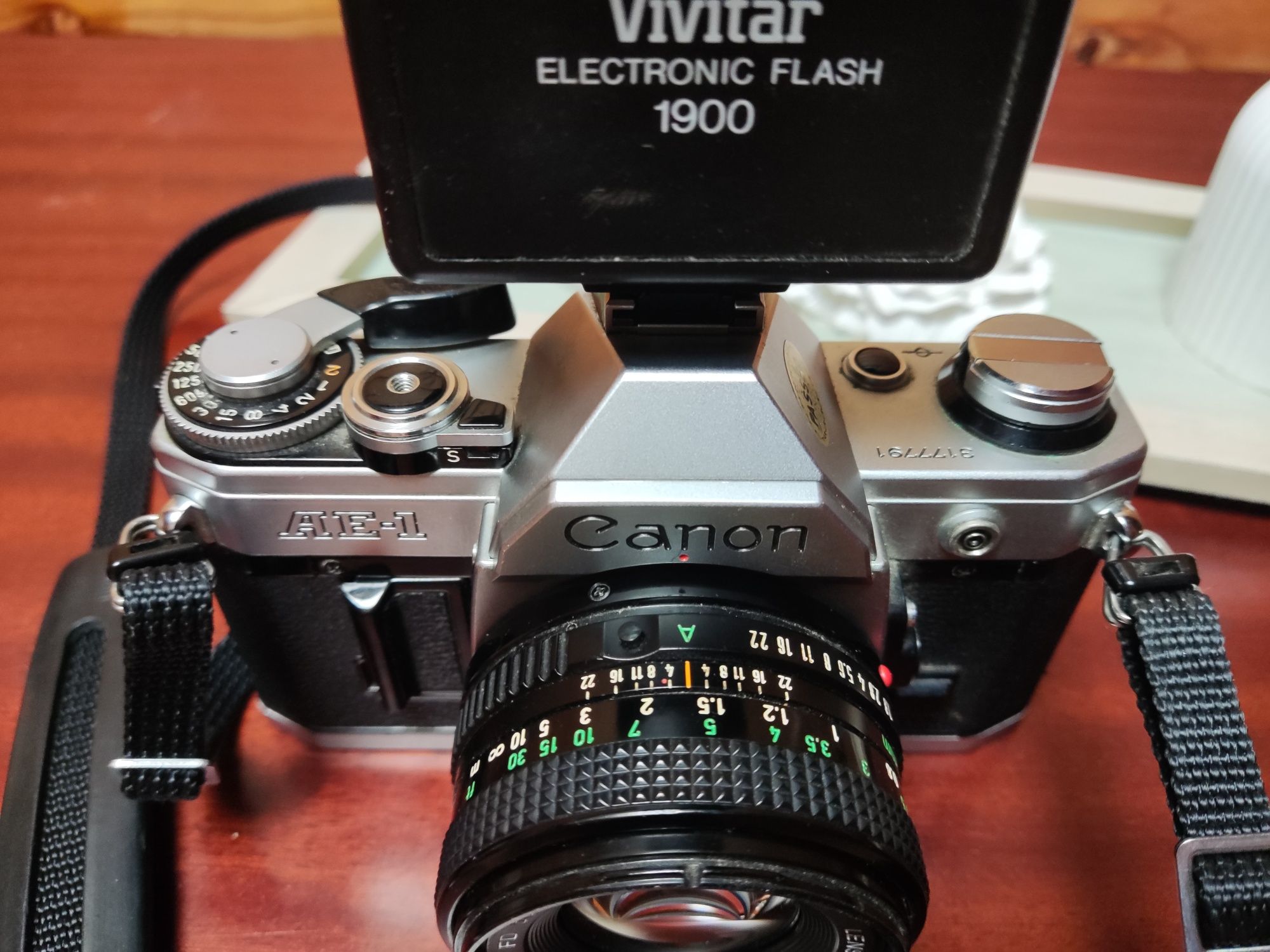 Canon Ae1 analógica com lente FD 50mm