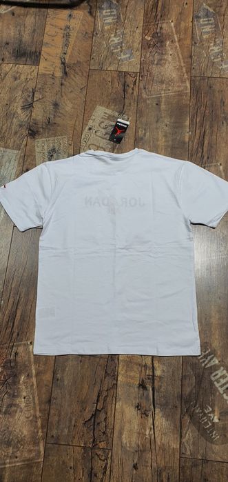 Biała koszulka męska t-shirt bawełna premium łyżwa nike L