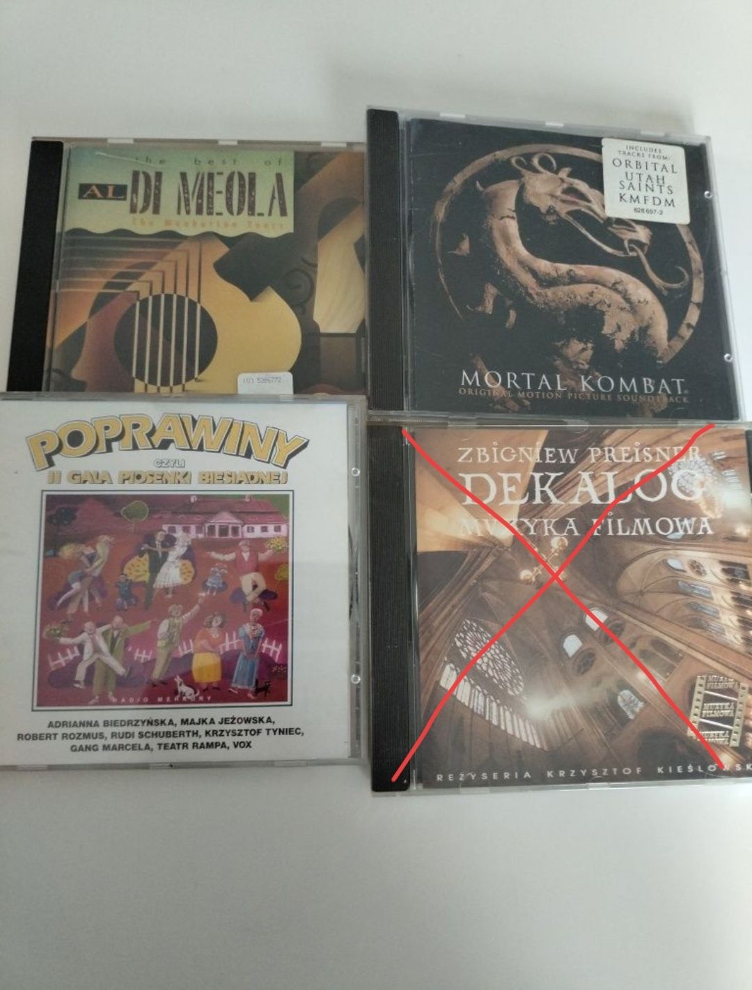 Płyty CD różne typy