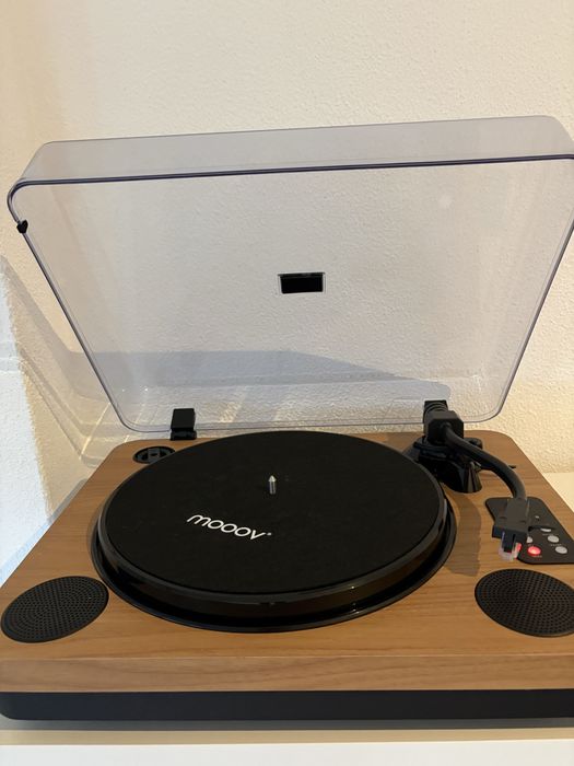 Gira-Discos Mooov com Colunas e Bluetooth