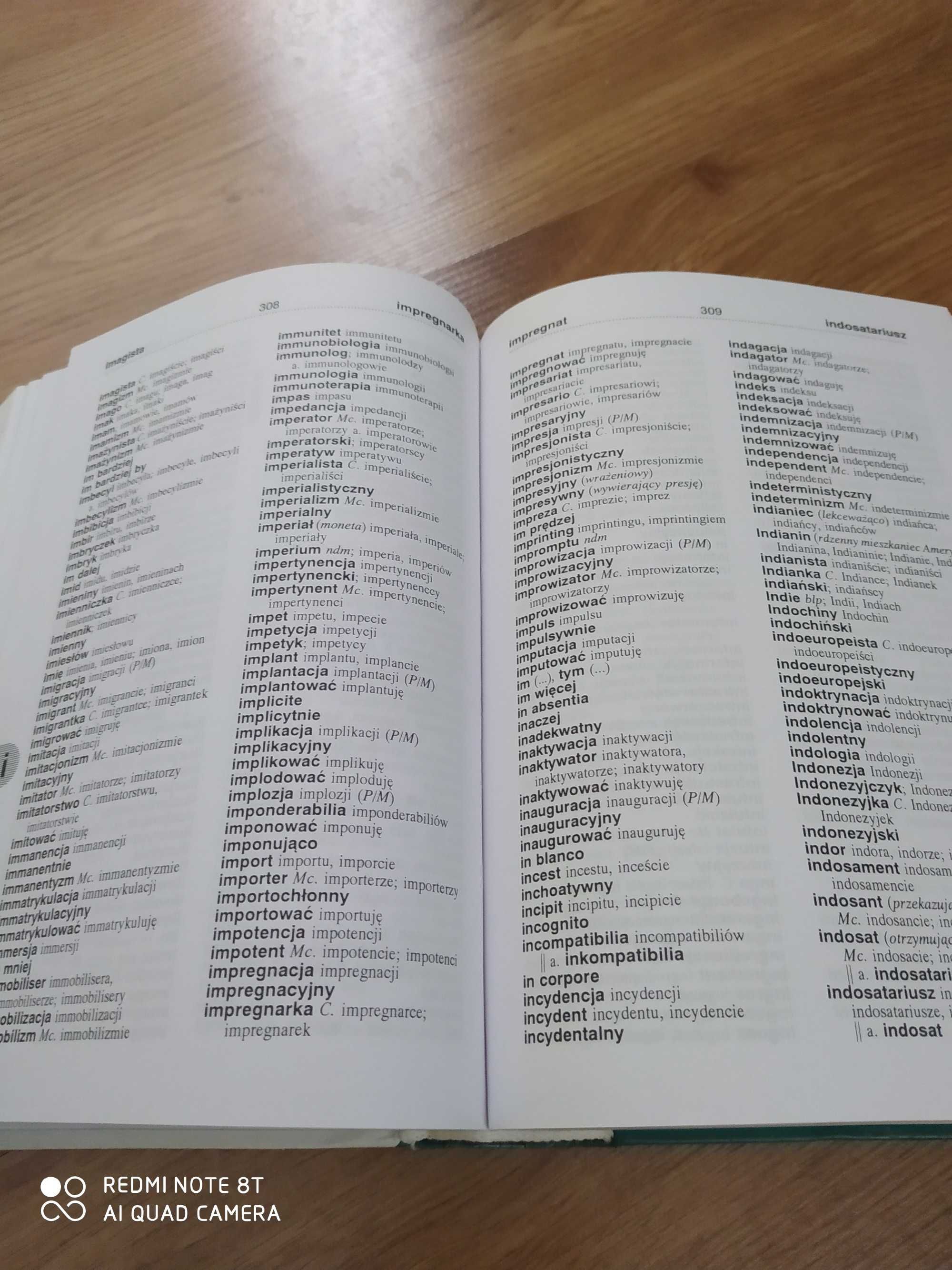 Słownik ortograficzny języka polskiego 60tys haseł gruba okładka