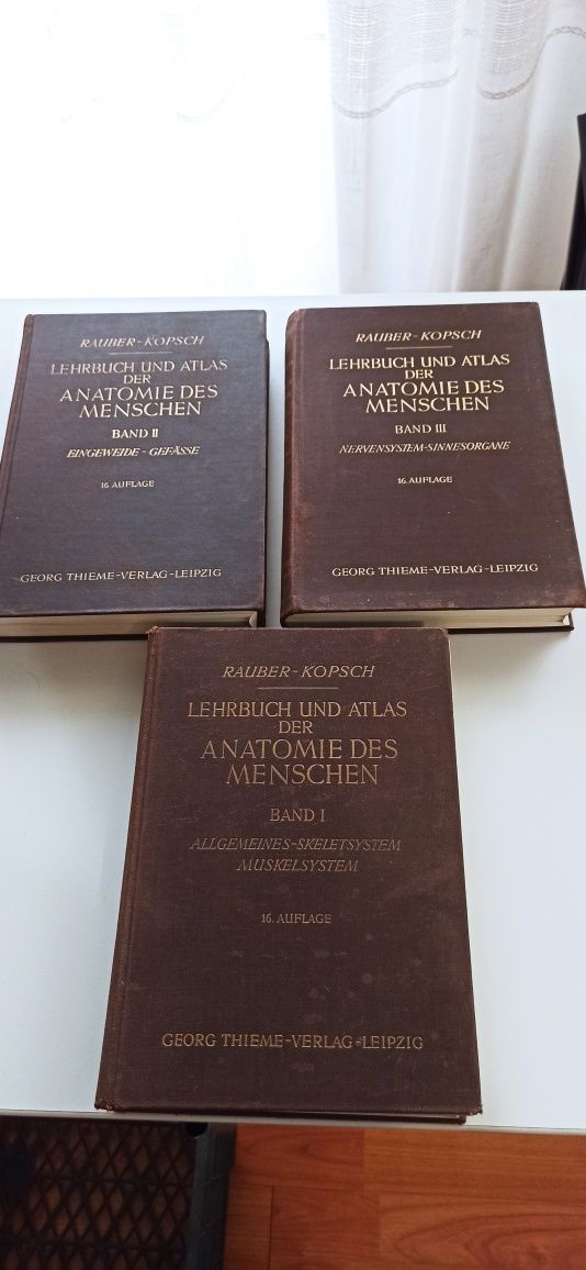 Lehrbuch und atlas ANATOMIA 1940- 1943r