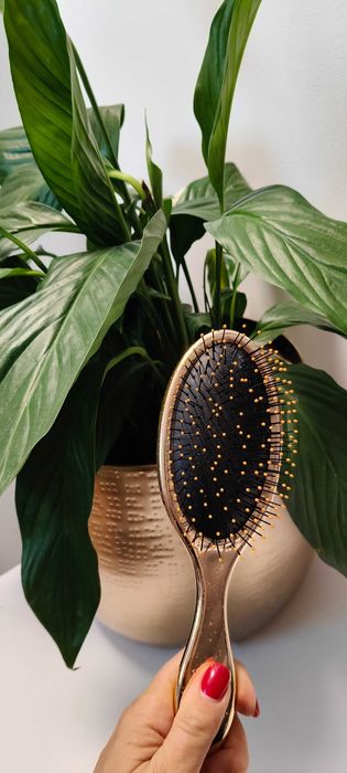 szczotka do włosów wet brush złota