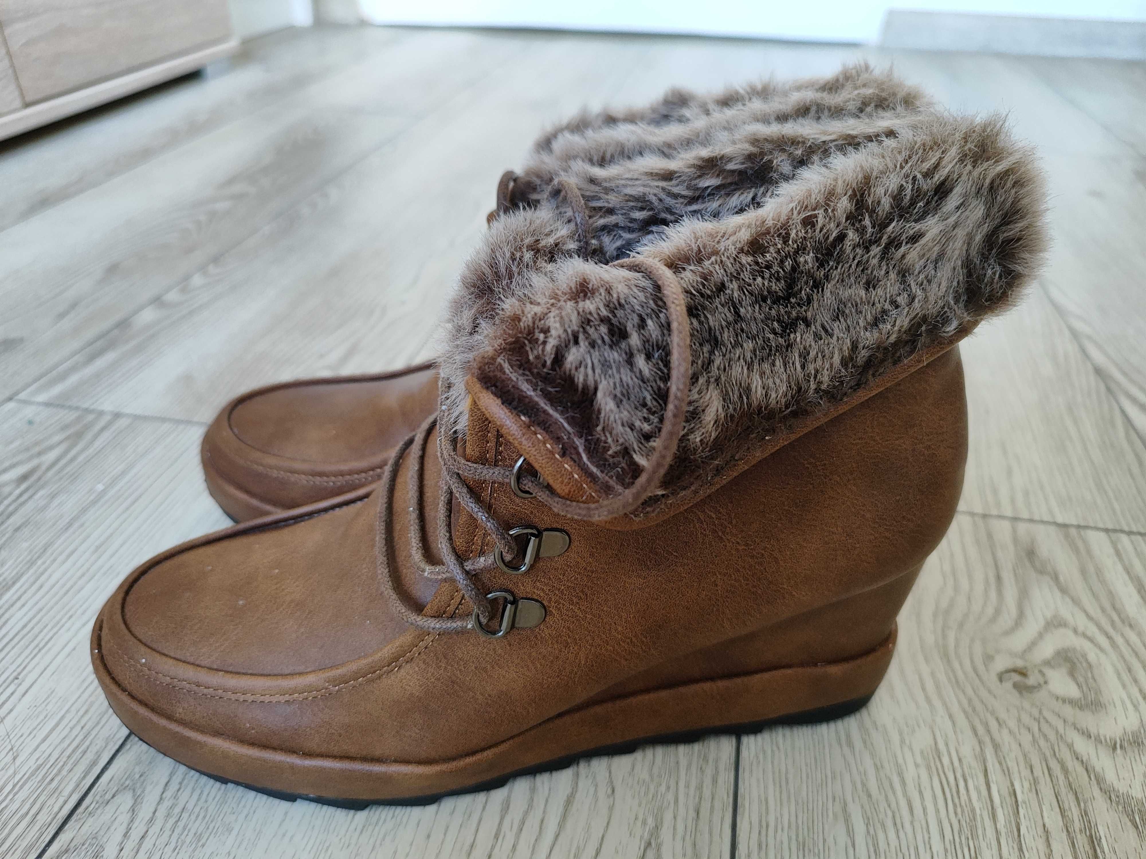 Buty ocieplane, damskie, Kylie