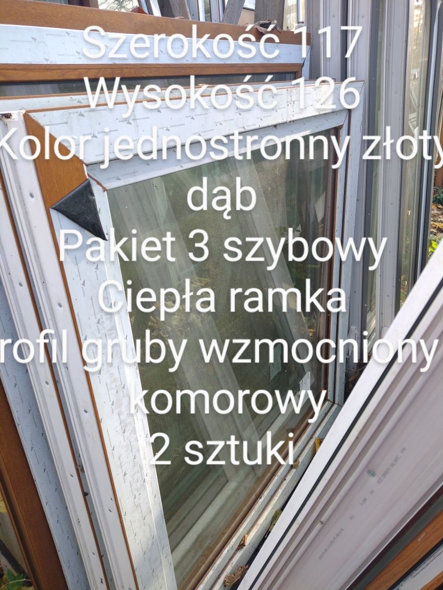 Drzwi przesuwne  złoty dąb 300x225 3 szybowe Veka -40%