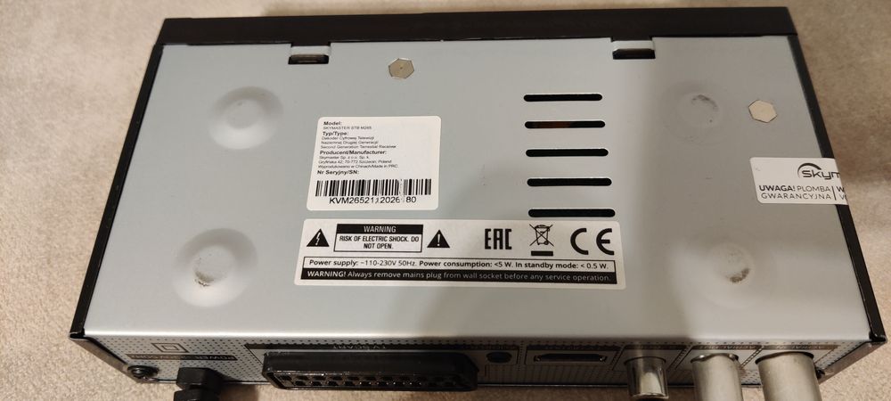 Telewizor Philips 32 cale. Dekoder Skymaster ATB M265